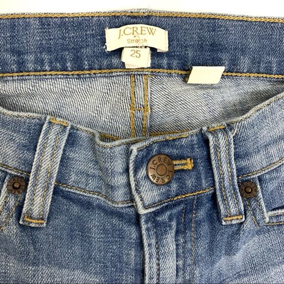 J Crew Factory Anywhere Distressed Skinny Jeans 25 - Picture 6 of 14